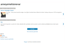 Tablet Screenshot of anneyemektenevar.blogspot.com
