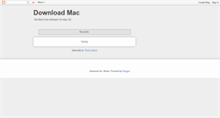 Desktop Screenshot of download-mac.blogspot.com