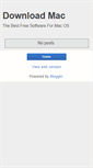 Mobile Screenshot of download-mac.blogspot.com