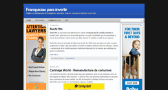 Desktop Screenshot of franquiciasparainvertir.blogspot.com