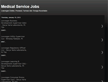 Tablet Screenshot of lowongan-kesehatan.blogspot.com