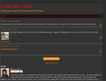 Tablet Screenshot of lindahassartist.blogspot.com