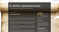 Desktop Screenshot of elaltillolatinoamericano.blogspot.com