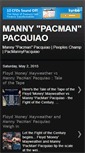 Mobile Screenshot of pacmannypacquiao.blogspot.com