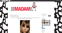 Desktop Screenshot of madamcow.blogspot.com