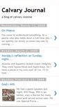 Mobile Screenshot of calvaryjournal.blogspot.com