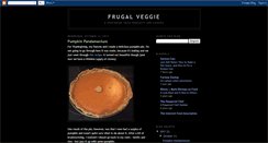 Desktop Screenshot of frugalveggie.blogspot.com