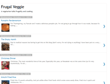 Tablet Screenshot of frugalveggie.blogspot.com