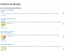 Tablet Screenshot of historiadaparaiba.blogspot.com
