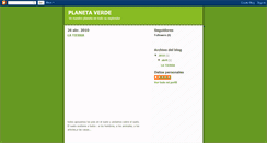 Desktop Screenshot of planetaverde-net.blogspot.com