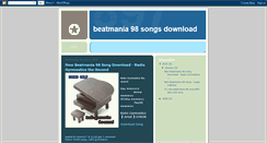 Desktop Screenshot of beatmania98.blogspot.com