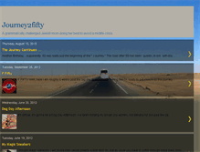 Tablet Screenshot of journey2fifty.blogspot.com