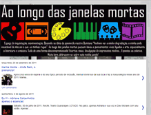Tablet Screenshot of aolongodasjanelasmortas.blogspot.com