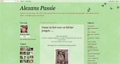 Desktop Screenshot of alexanspassie.blogspot.com