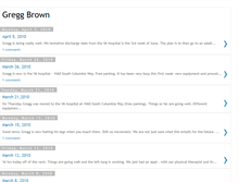 Tablet Screenshot of greggbrown.blogspot.com