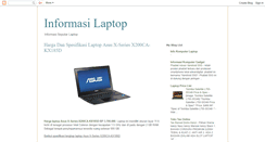 Desktop Screenshot of laptopbuyingguide.blogspot.com