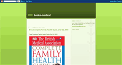 Desktop Screenshot of books-medical.blogspot.com