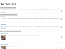 Tablet Screenshot of dw-fiber-farm.blogspot.com