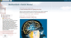 Desktop Screenshot of mediunidadeesaudemental.blogspot.com