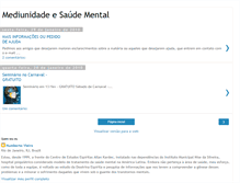 Tablet Screenshot of mediunidadeesaudemental.blogspot.com