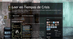 Desktop Screenshot of leerentiemposdecrisis.blogspot.com