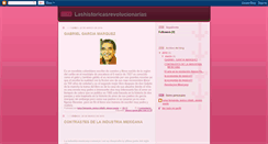 Desktop Screenshot of lashistoricasrevolucionarias.blogspot.com