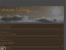 Tablet Screenshot of dream-b-log.blogspot.com