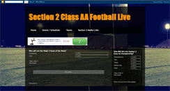 Desktop Screenshot of classaafootball.blogspot.com