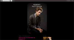 Desktop Screenshot of everythingaboutrobertpattinson.blogspot.com