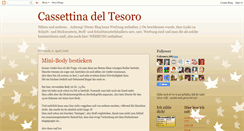 Desktop Screenshot of annette-cassettinadeltesoro.blogspot.com