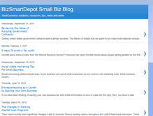 Tablet Screenshot of bizsmartdepot.blogspot.com