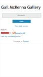 Mobile Screenshot of gailmckenna-gallery.blogspot.com