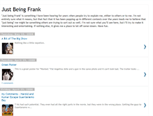 Tablet Screenshot of just-being-frank.blogspot.com