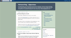 Desktop Screenshot of helmandblog.blogspot.com