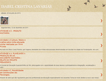Tablet Screenshot of isabelcristinalavarias.blogspot.com