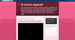 Desktop Screenshot of elrinconespecial.blogspot.com