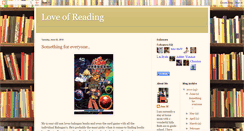 Desktop Screenshot of loveofreading31.blogspot.com