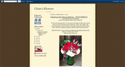 Desktop Screenshot of clairesflowerscoutureflorist.blogspot.com