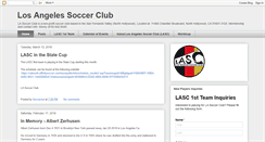 Desktop Screenshot of lasoccerclub.blogspot.com