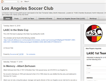 Tablet Screenshot of lasoccerclub.blogspot.com
