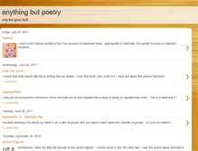 Tablet Screenshot of anythingbutpoetry.blogspot.com