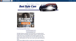 Desktop Screenshot of best-style-cars.blogspot.com