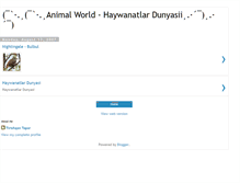 Tablet Screenshot of haywanatlardunyasi.blogspot.com