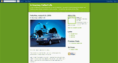 Desktop Screenshot of a-journey-called-life.blogspot.com