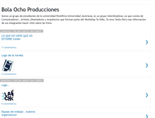 Tablet Screenshot of bolaochoproducciones.blogspot.com