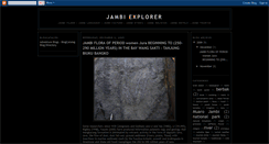 Desktop Screenshot of jambiexplorer.blogspot.com