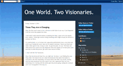 Desktop Screenshot of oneworldtwovisionaries.blogspot.com