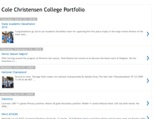 Tablet Screenshot of colechristensen.blogspot.com