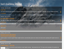 Tablet Screenshot of ianslearningjournal.blogspot.com