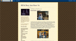 Desktop Screenshot of billnmaryannsince61.blogspot.com